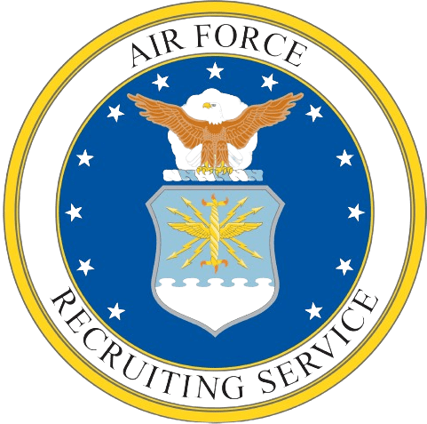 air force recruiting service logo