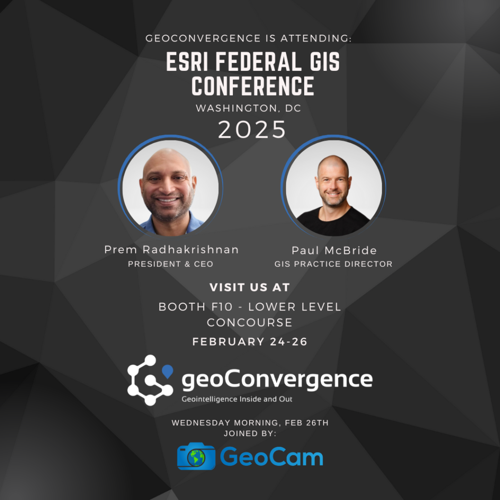 geoConvergence at the 2025 Esri Federal GIS Conference