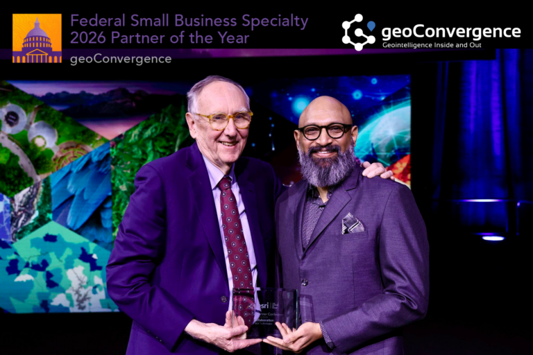 geoConvergence recognized as Esri’s 2026 Federal Small Business Specialty Partner of the Year